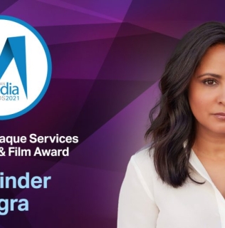 Parminder Nagra Awarded the Sophiya Haque Services to Television and Film Award 2021