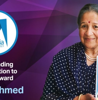 Lalita Ahmed Presented with Outstanding Contribution to Media Award 2021