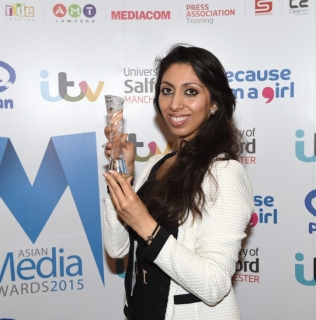 Natasha Mudhar Named Media Professional of the Year