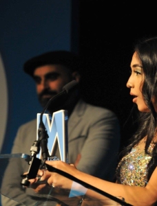 Duaa Kairm was presented AMA Best Newcomer by co-star Tez Ilyas