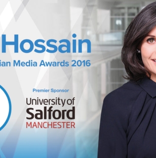 Nina Hossain to Host Asian Media Awards Ceremony