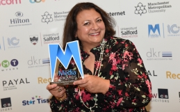 Lisa Aziz Honoured with Outstanding Contribution to Media Award 2022