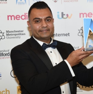 Nikesh Rughani Named Sports Journalist of the year 2022